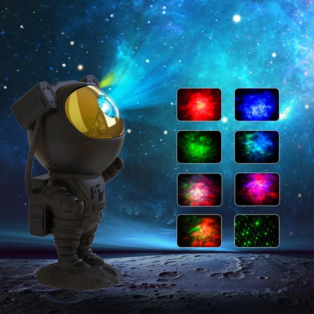 Astronaut Galaxy Projector Night Light,Lights for Bedroom,Kids Room Decor Aesthe - Picture 2 of 6